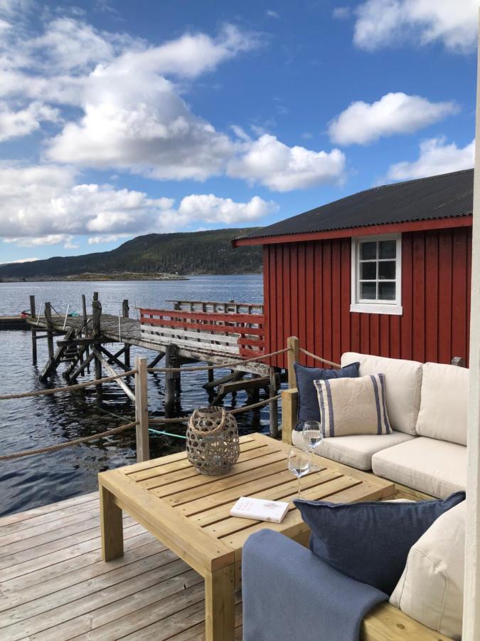 Отель The Boathouse Rakvag Экстерьер фото